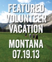 retro volunteer vacation